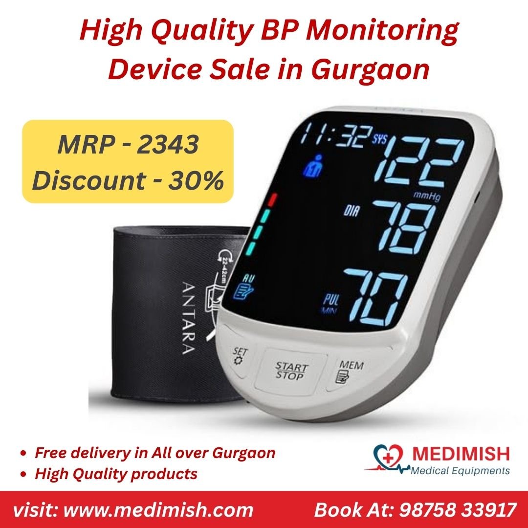 High Quality BP Monitoring Device for Sale in Gurgaon | 30% Discount | Latest Stock Available