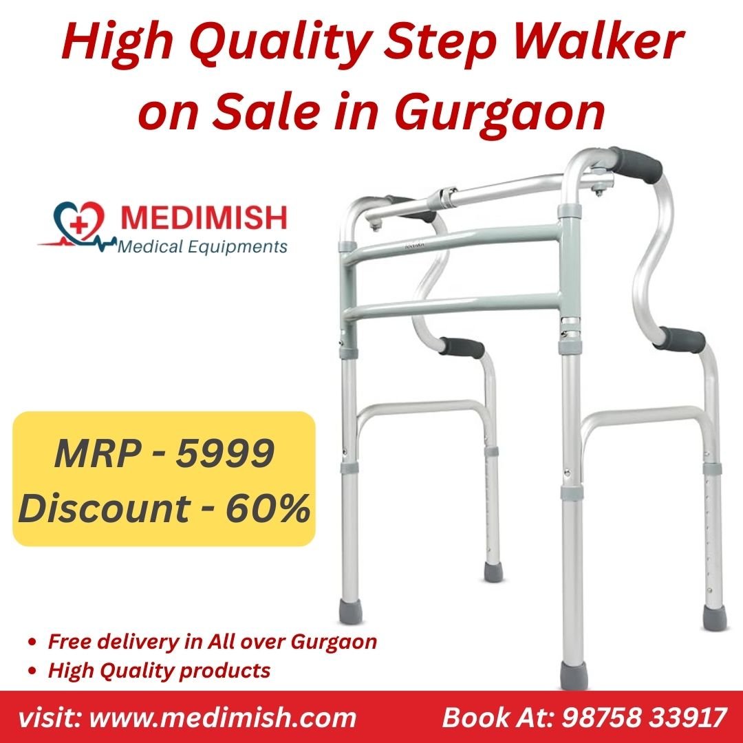 High Quality Step Walker on Sale in Gurgaon | 60% Discount | Medimish Medical Equipments