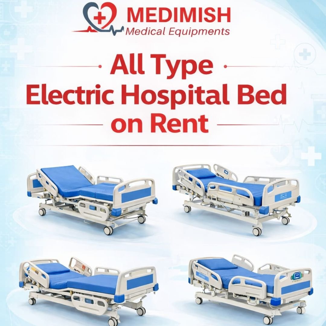 All Types of Electric Hospital Beds on Rent