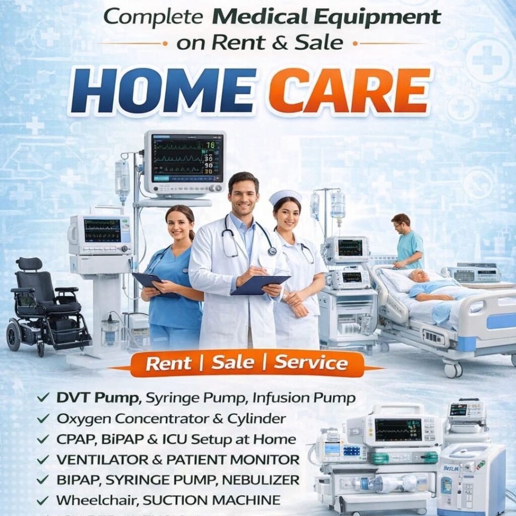 Complete Medical Equipment on Rent & Sale for Home Care – Trusted Home Healthcare Solutions by Medimish