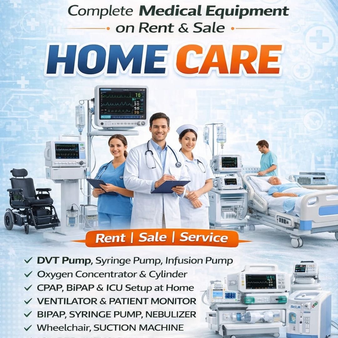 Complete Medical Equipment on Rent & Sale for Home Care – Trusted Home Healthcare Solutions by Medimish