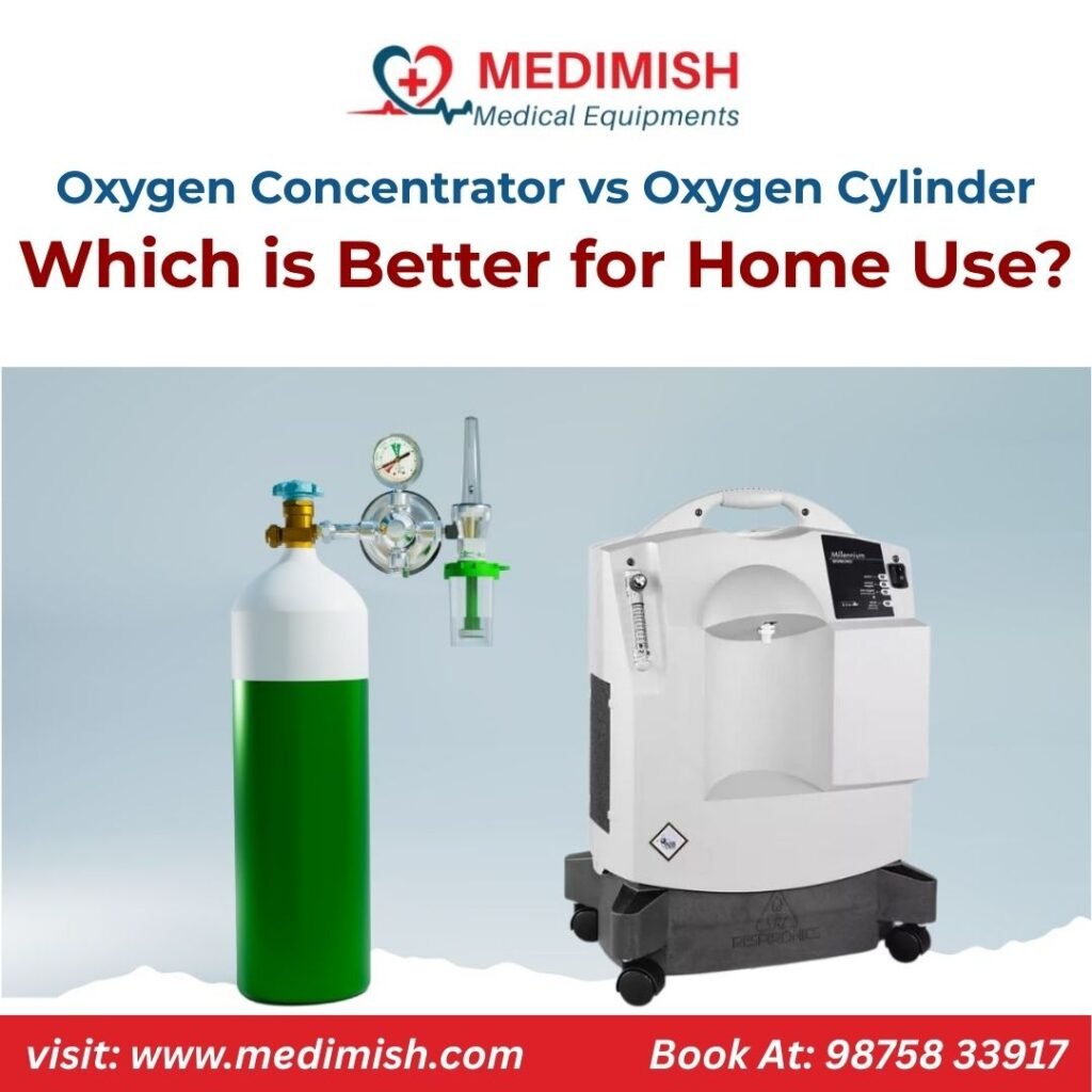 Oxygen Concentrator vs Oxygen Cylinder
