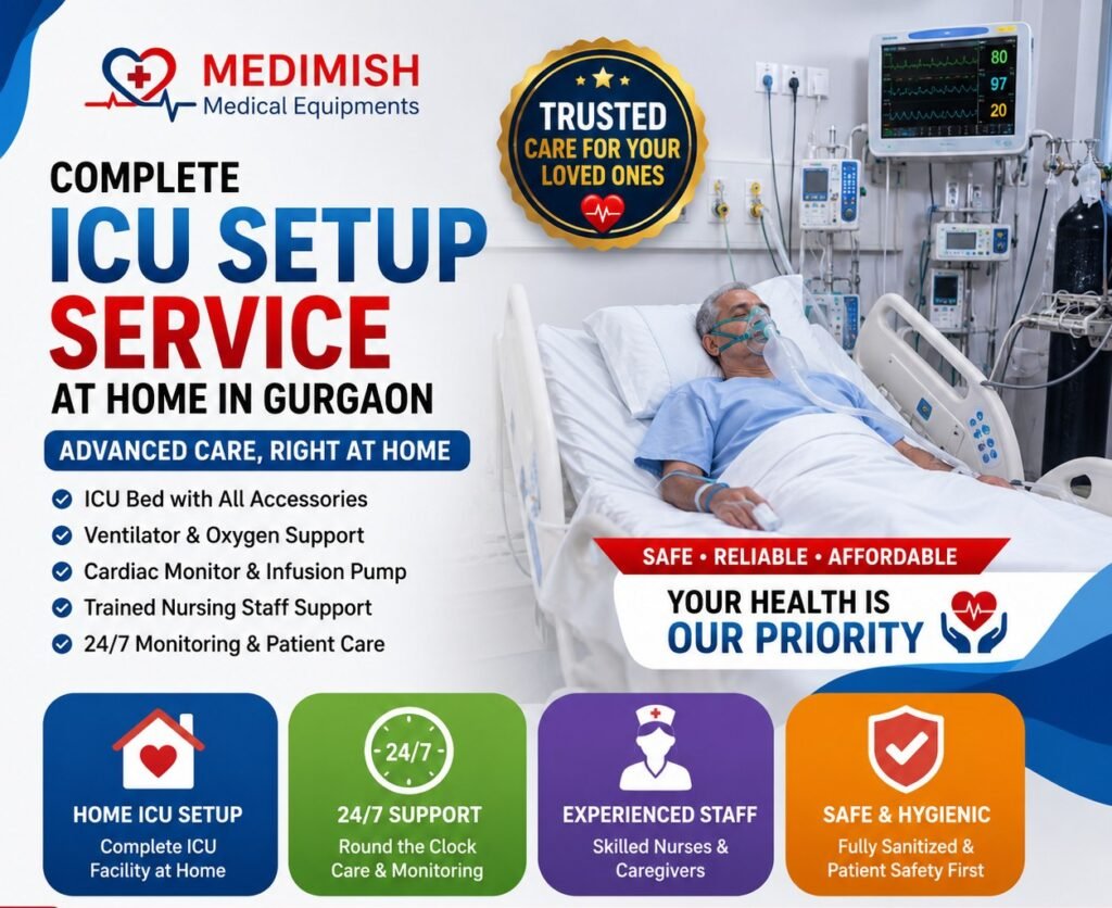 Complete ICU Setup Service at Home in Gurgaon