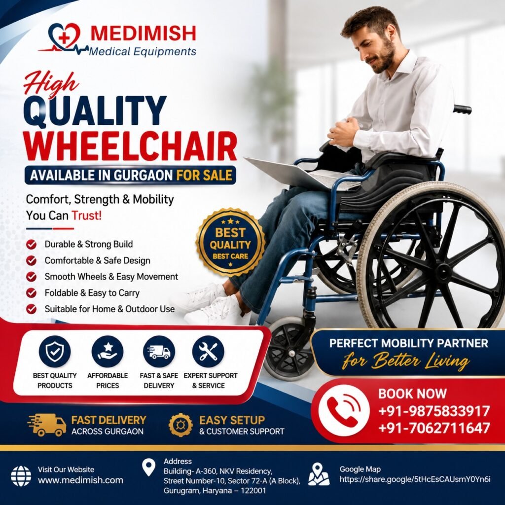 High quality wheelchair available in gurgaon