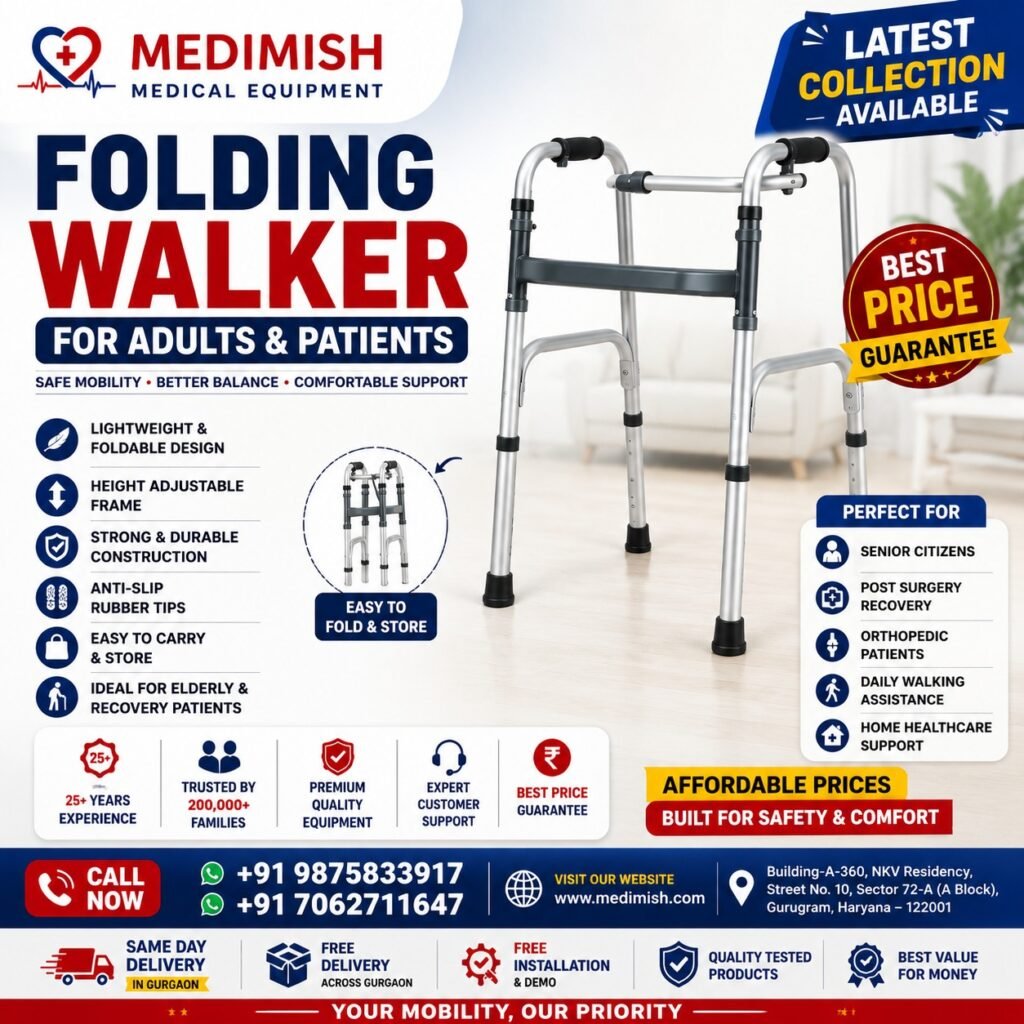 Folding Walker for Adults and Patients for Sale in Gurgaon