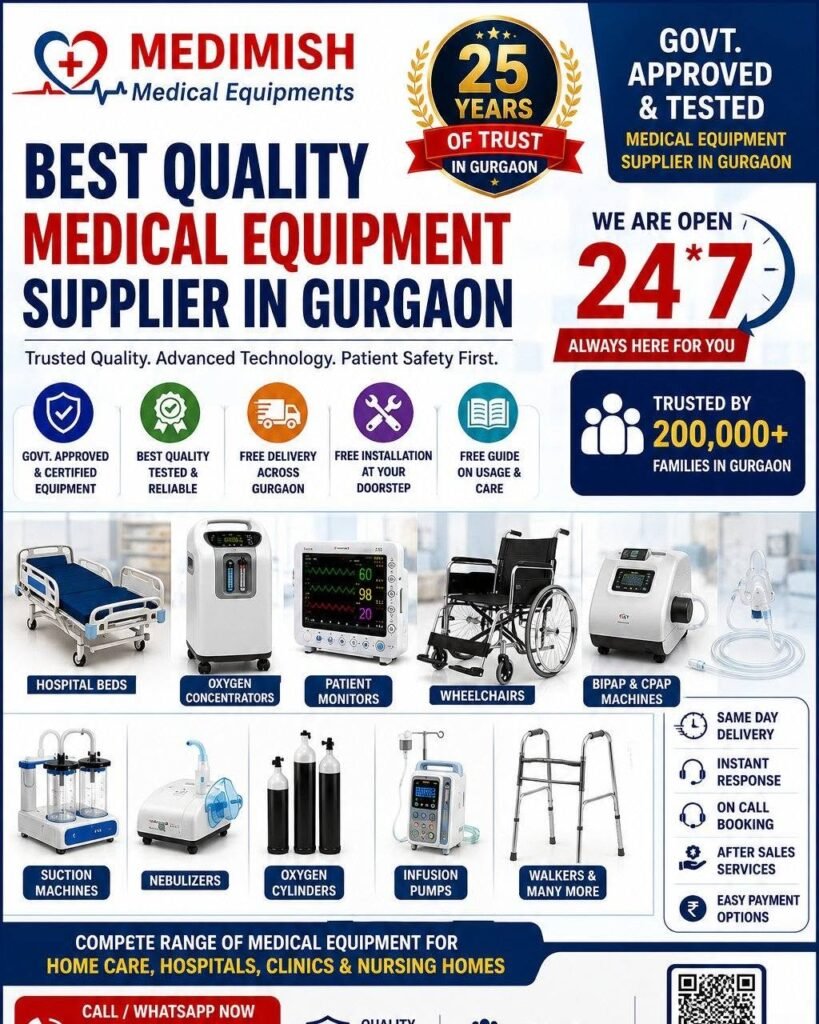 Best Quality Medical Equipment Supplier in Gurgaon