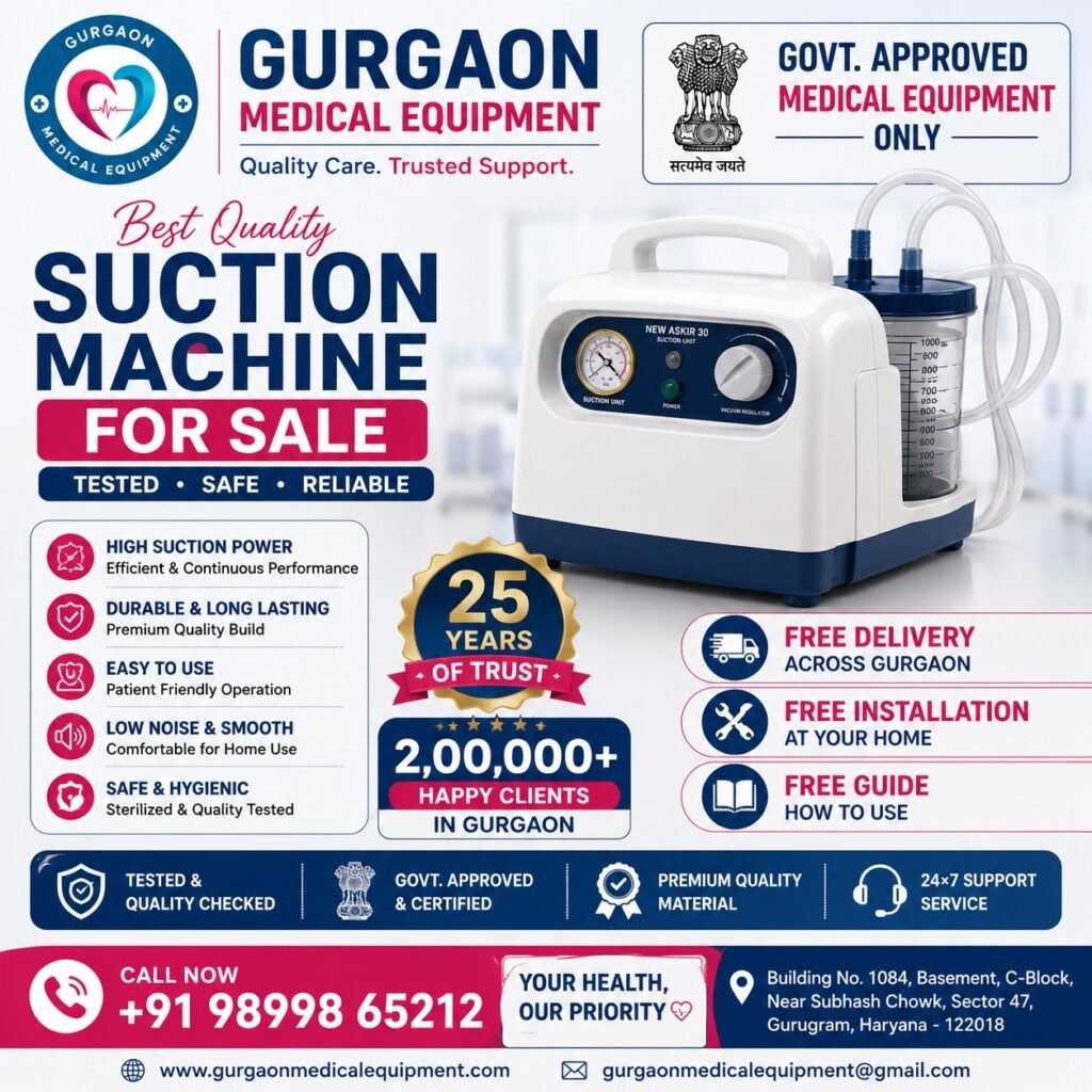 BEST QUALITY SUCTION MACHINE FOR SALE IN GURGAON