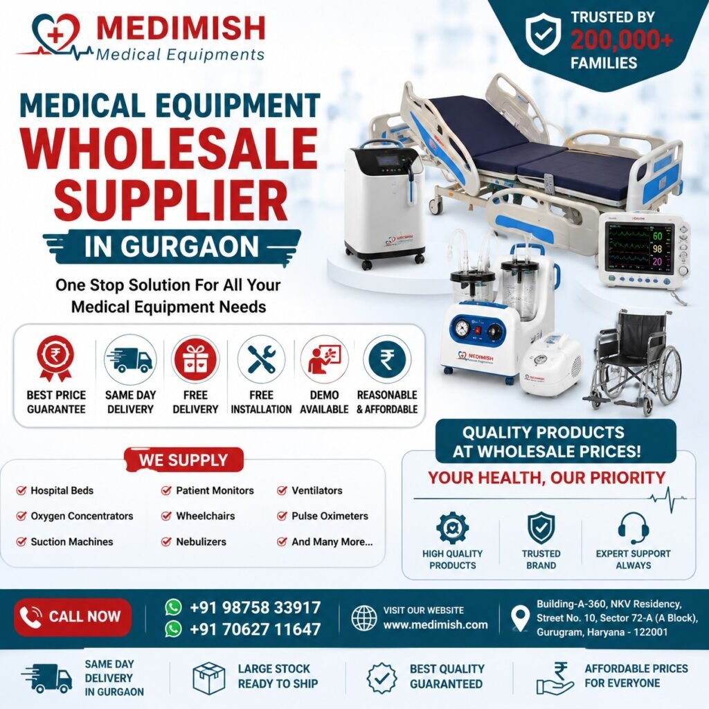 Medical Equipment Wholesale Supplier in Gurgaon