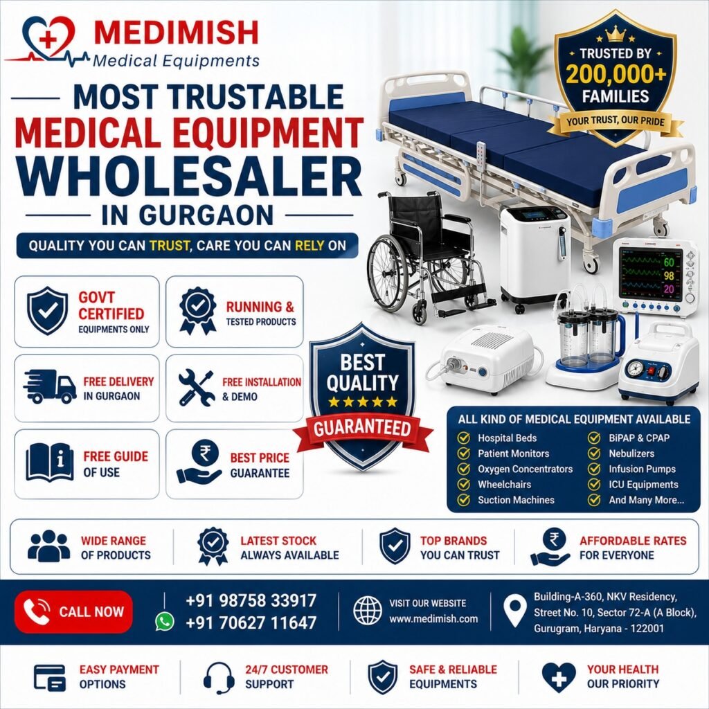 Medical Equipment Wholesale Supplier in Gurgaon